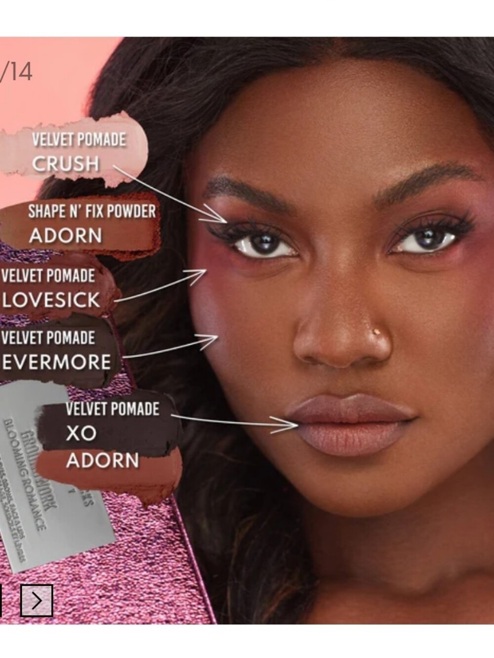 Danessa Myricks Beauty Groundwork Blooming Romance Palette - Picture 7 of 14